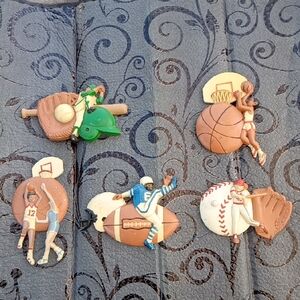 Burwood Vintage Sports Themed Wall Decor